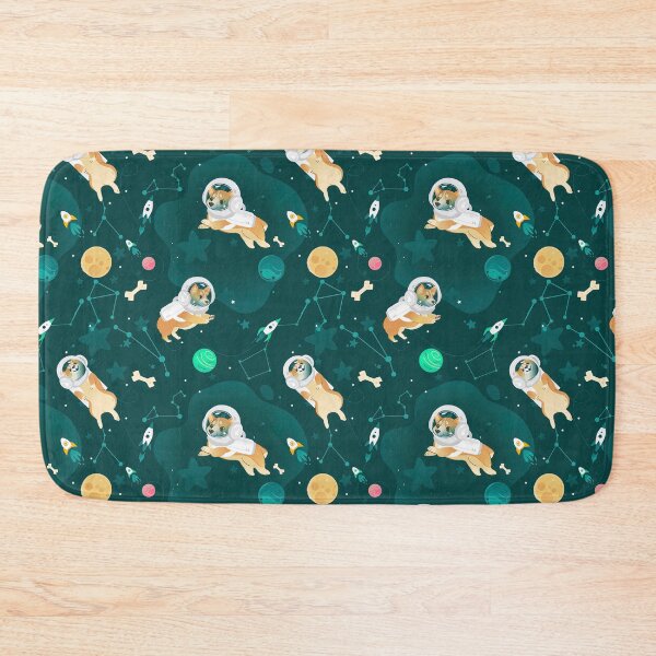 Item preview, Cosmo The Space Dog, Corgi Dog Pattern designed and sold by graphic-genie.