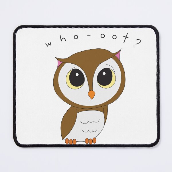 Item preview, "Who-oot?" Digital Art Print designed and sold by lineartdesigns.
