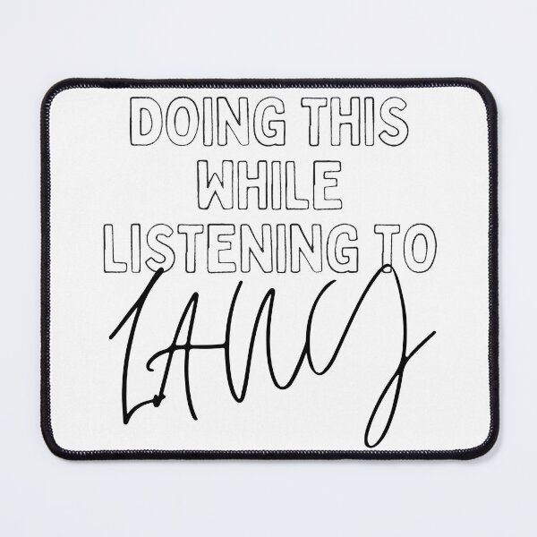 Item preview, Now Playing: LANY in Black Typography Print designed and sold by lineartdesigns.
