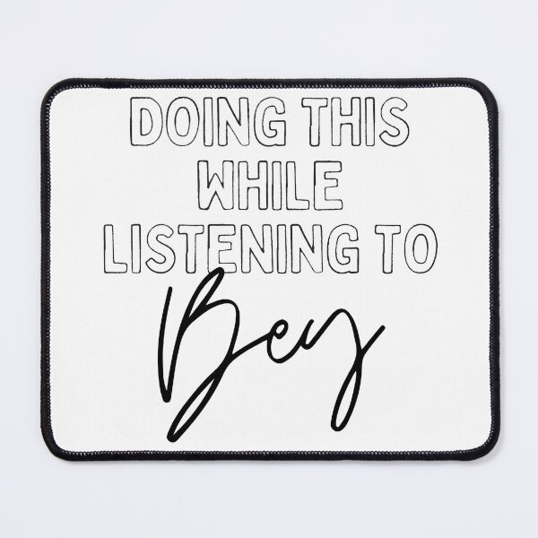 Item preview, Now Playing: BEYONCE in Black Typography Print designed and sold by lineartdesigns.