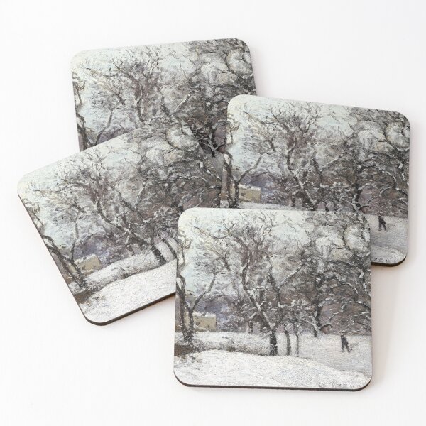 Item preview, Snow at Louveciennes (Digitally Enhanced) designed and sold by debjaynedesign.