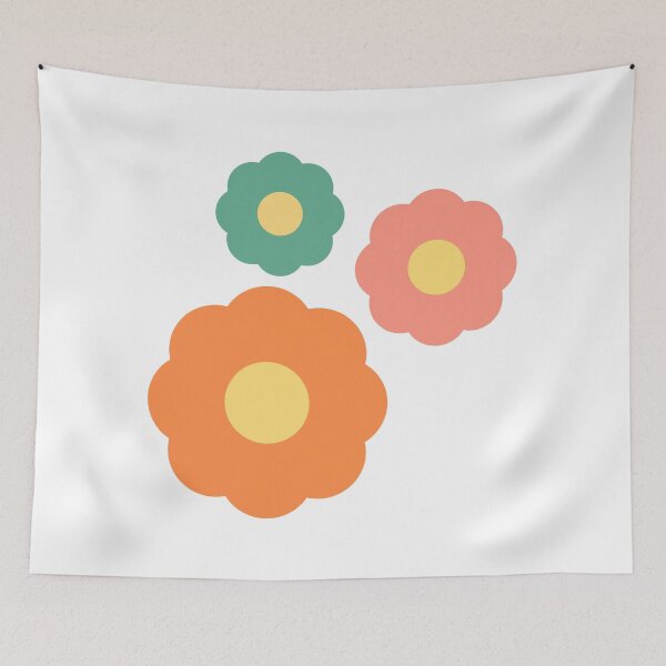 Artikelvorschau, Retro Blumen entworfen und verkauft von NatTyler.