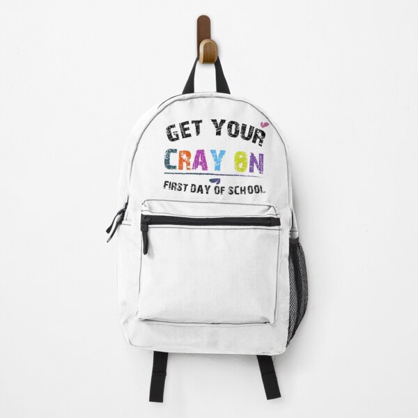 Item preview, Get Your Cray On First Day Of School | BACK TO SCHOOL ART | WHITE COLOR designed and sold by Mintminz.
