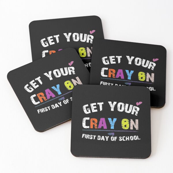 Item preview, Get Your Cray On First Day Of School | BACK TO SCHOOL ART | DARK COLOR designed and sold by Mintminz.