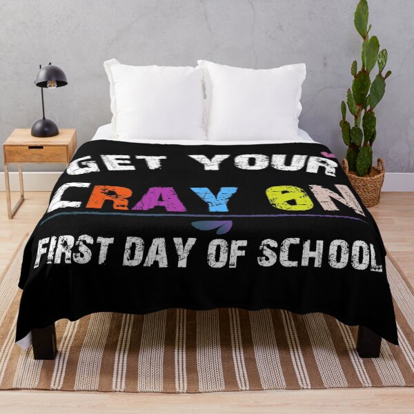 Item preview, Get Your Cray On First Day Of School | BACK TO SCHOOL ART | DARK COLOR designed and sold by Mintminz.
