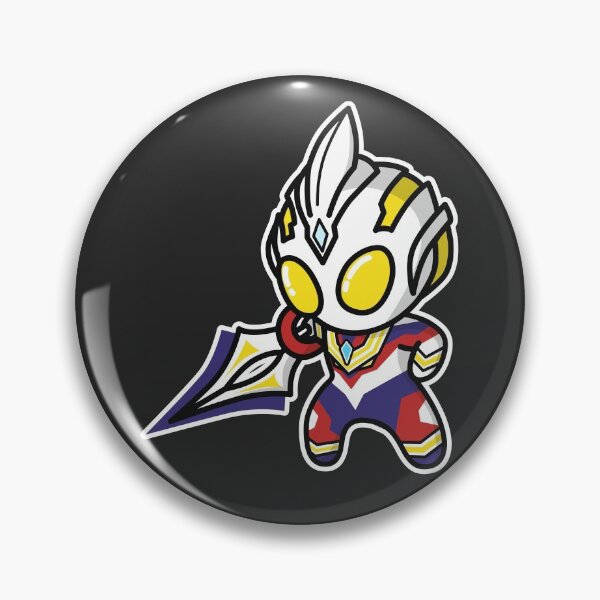 Item preview, Ultraman Trigger Multi Type Chibi Style Kawaii designed and sold by mattzwug-draws.