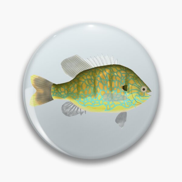 Item preview, Pumpkinseed Sunfish designed and sold by fishfolkart.