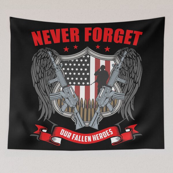 Item preview, Never forget our fallen heroes designed and sold by pnkpopcorn.