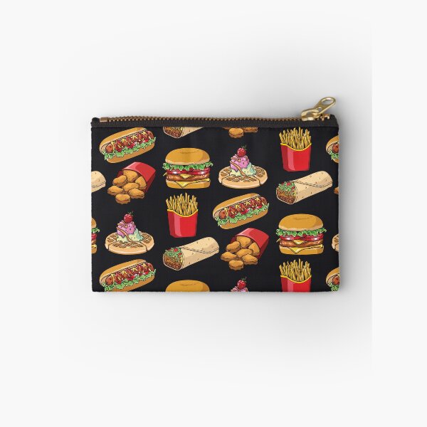 Item preview, Fast Food Snack - Burger, Waffle & Ice Cream, Fries, Hot Dog, Burrito and Nuggets designed and sold by Alicia Chee.