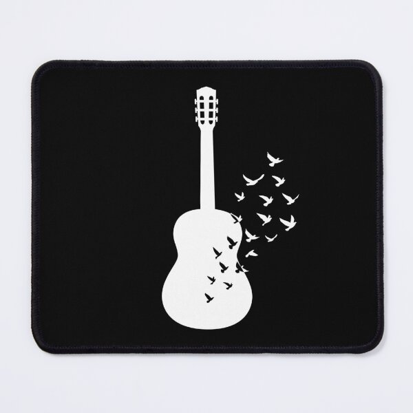 Item preview, Classical Guitar Silhouette Turning Into Birds designed and sold by nightsworthy.