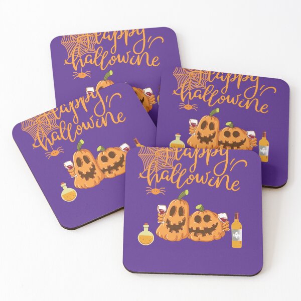 Item preview, Happy Hallowine, Halloween Wine designed and sold by Feline Rockstars.