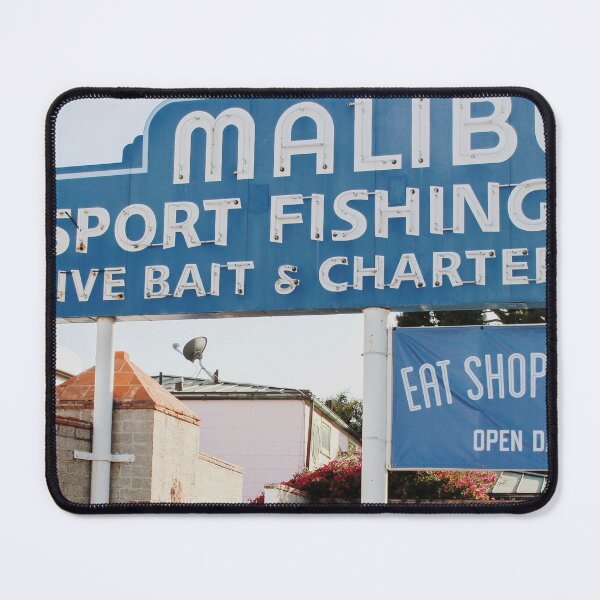 Item preview, Malibu Pier sign designed and sold by Hannah Raad.