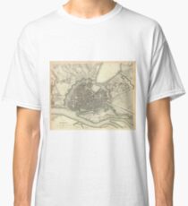 Vintage Map of Hamburg Germany (1841) Classic T-Shirt