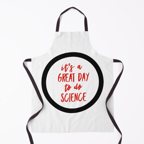Item preview, It’s a great day to do science in red and white font on white background designed and sold by UncleStuScience.