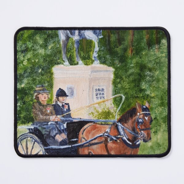 Item preview, Diana Mellows with Tiggy at Royal Windsor designed and sold by Jean Farquhar.