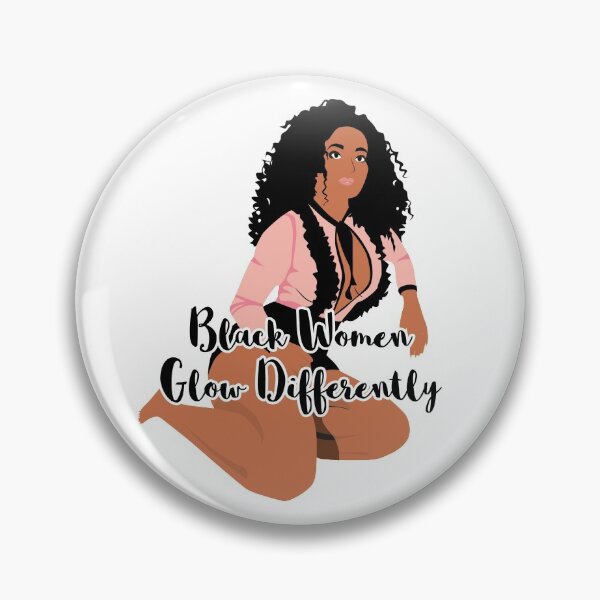 Item preview, Black Women Glow Differently designed and sold by ProArtzilla.