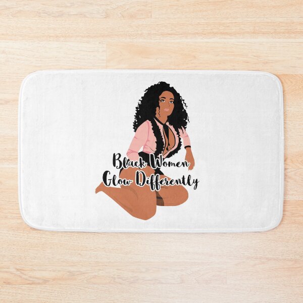Item preview, Black Women Glow Differently designed and sold by ProArtzilla.