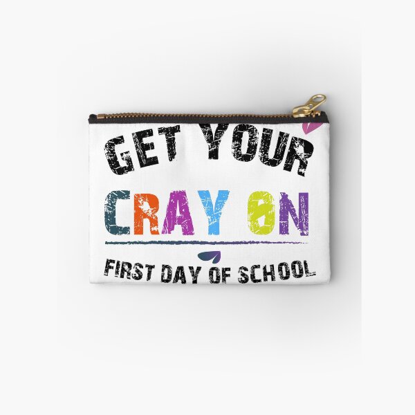 Item preview, Get Your Cray On First Day Of School | BACK TO SCHOOL ART | WHITE COLOR designed and sold by Mintminz.