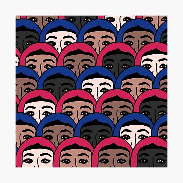 HIJABI CROWD Photographic Print