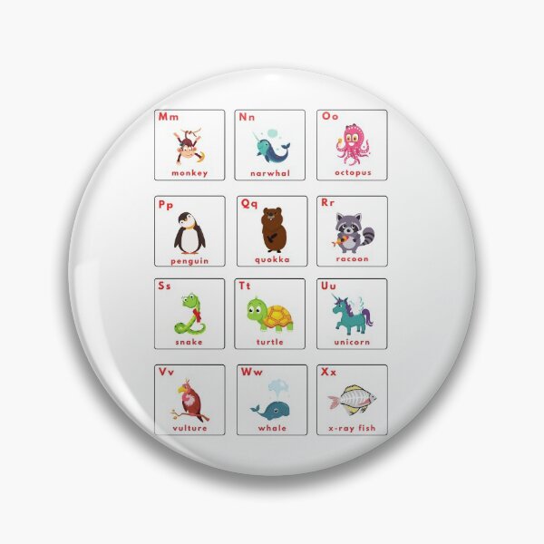 Item preview, Alphabet Animals Flashcards designed and sold by BerthyEirls.