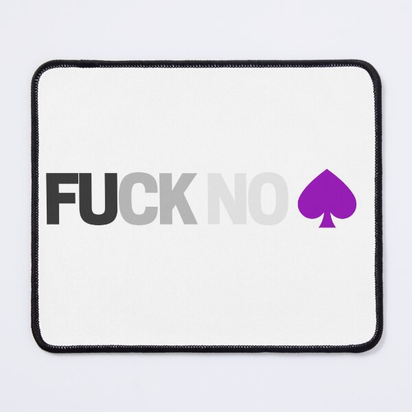 Item preview, Hell No. Asexual Pride designed and sold by Subtle Pride Shop.