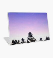 Sternenklarer lila Sonnenuntergang Laptop Folie