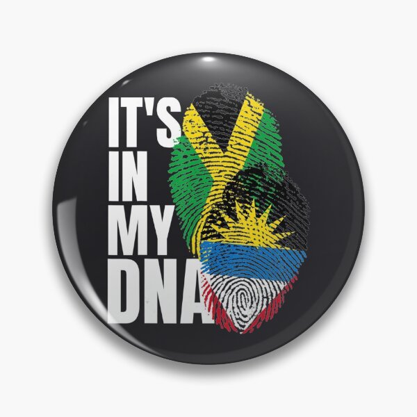 Item preview, Antigua And Jamaican DNA Mix Flag Heritage designed and sold by LiamPhiliop.