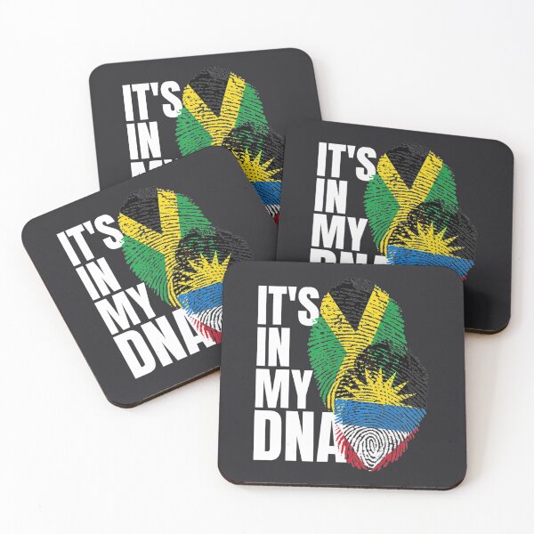 Item preview, Antigua And Jamaican DNA Mix Flag Heritage designed and sold by LiamPhiliop.