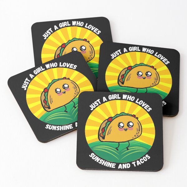 Item preview, Just a girl who loves sunshine and tacos designed and sold by YuneDesigns.