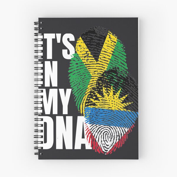 Item preview, Antigua And Jamaican DNA Mix Flag Heritage designed and sold by LiamPhiliop.