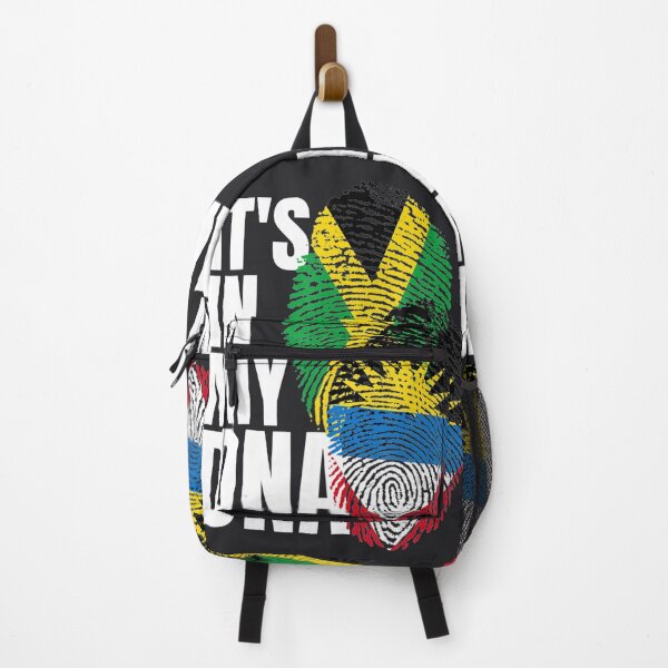 Item preview, Antigua And Jamaican DNA Mix Flag Heritage designed and sold by LiamPhiliop.