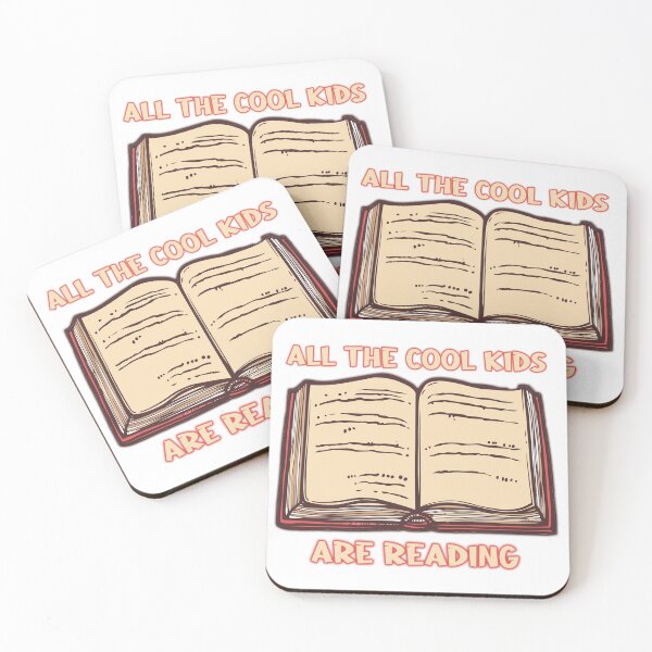 Item preview, All The Cool Kids Are Reading Book Lover Readers designed and sold by ussastore.