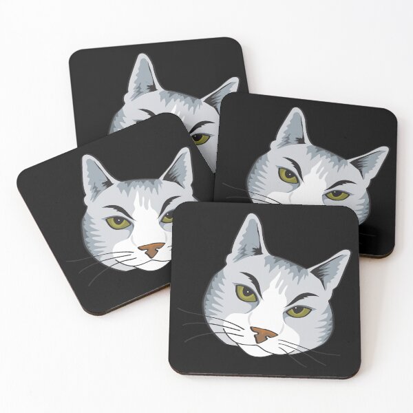 Item preview, Skeptical Cat - Gray designed and sold by Melissa Bradshaw.