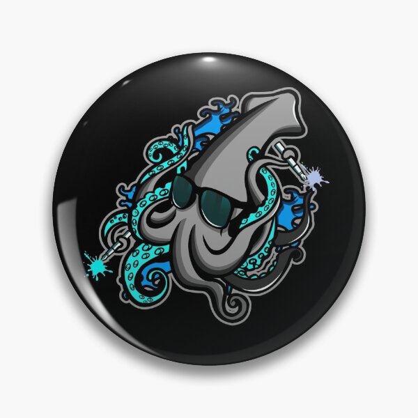 Item preview, Urban Ocean Squid (Retro Gray) designed and sold by Urban-Ocean.