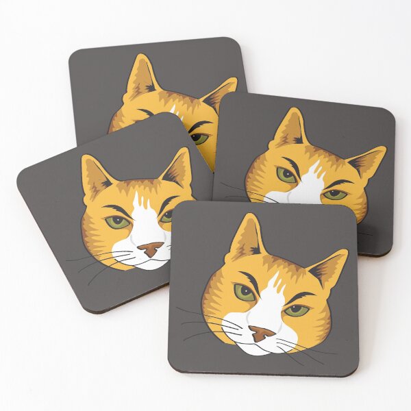 Item preview, Skeptical Cat - Ginger designed and sold by Melissa Bradshaw.