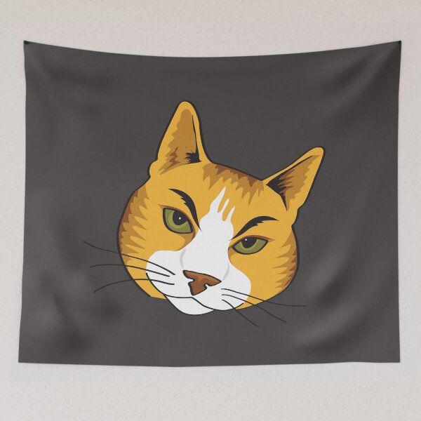 Item preview, Skeptical Cat - Ginger designed and sold by Melissa Bradshaw.