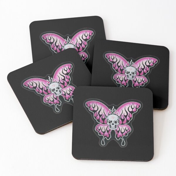Item preview, EMBROIDERED SKULL BUTTERFLY! designed and sold by ppomodoro.