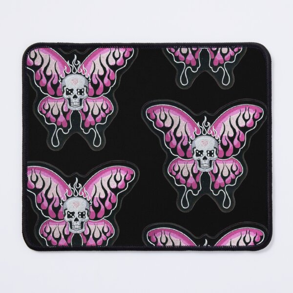 Item preview, EMBROIDERED SKULL BUTTERFLY! designed and sold by ppomodoro.