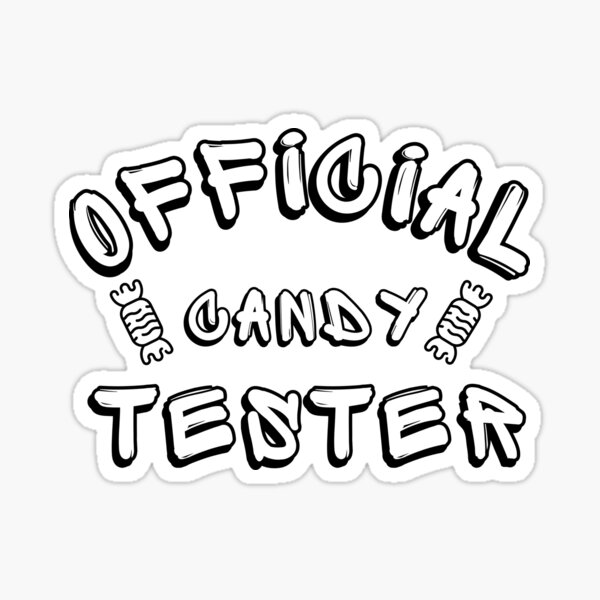 "Official Candy Tester. Cute Kids Halloween Candy Theme Costume