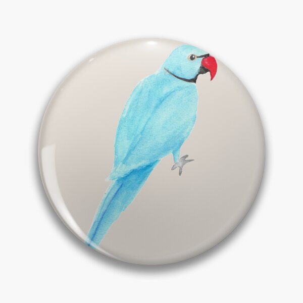 Item preview, Watercolor Indian Ringneck designed and sold by Liv-Engler-Art.