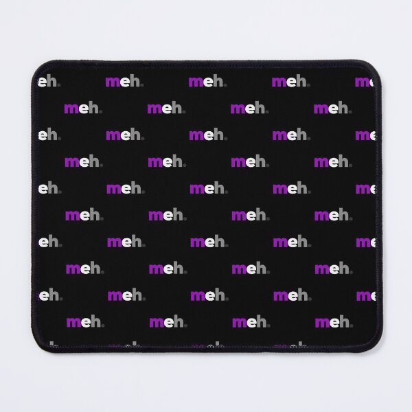 Item preview, Meh. Asexual Pride designed and sold by Subtle Pride Shop.