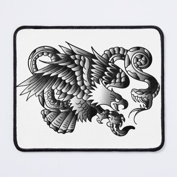 Item preview, eagle tattoo old school designed and sold by cat poe.