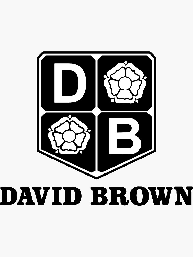 "LOGO - "DAVID-BROWN" TRACTORS" Sticker for Sale by hunidaniel | Redbubble