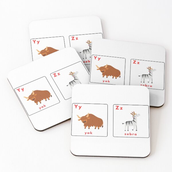 Item preview, Alphabet Animals Flashcards designed and sold by BerthyEirls.