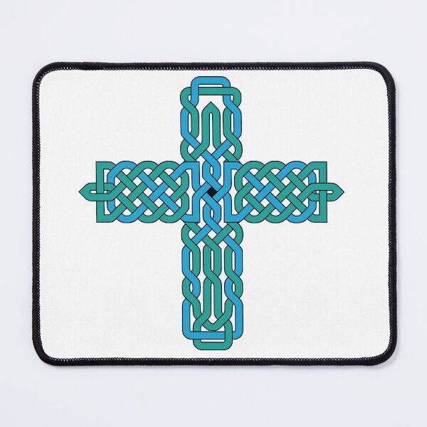 Item preview, Celtic Cross Blue Green designed and sold by JillyBeanDesign.