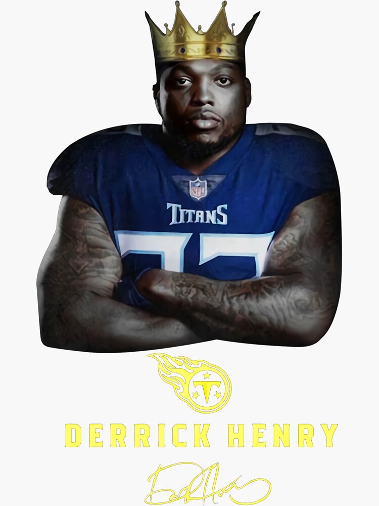 King Derrick Henry Signature Pullover Hoodie for Sale by Christie