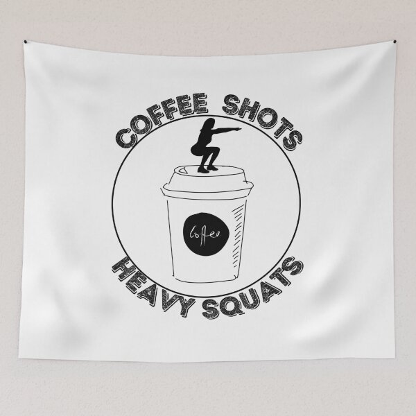Item preview, Coffee Shots and Heavy Squats designed and sold by Peter Stawicki.