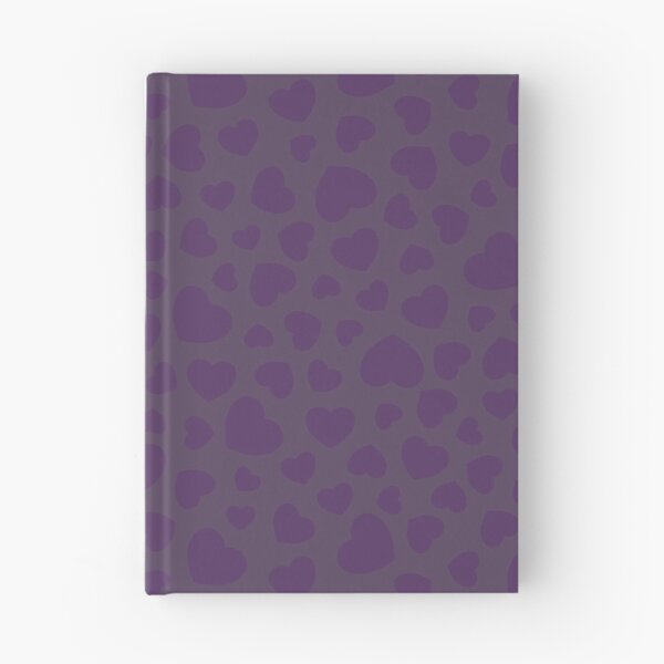 Item preview, Dark Purple Textured Love Heart Pattern designed and sold by CJAura by Claire Jane Johnson.