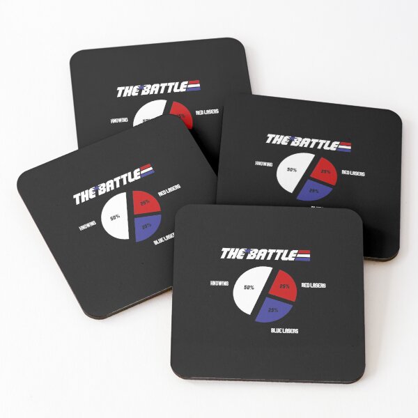 Item preview, Knowing is Half The Battle The Rest is Laser designed and sold by Christie L Johnson.