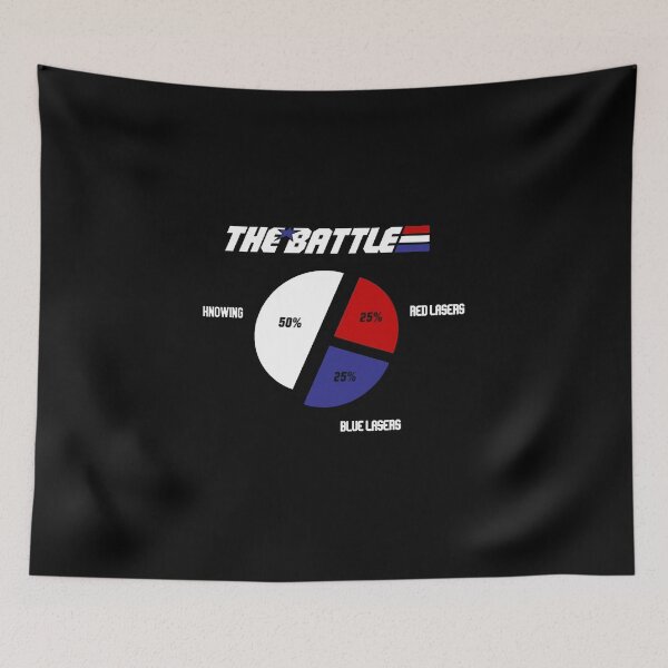 Item preview, Knowing is Half The Battle The Rest is Laser designed and sold by Christie L Johnson.